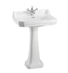  Burlington Klassiskt handfat Edwardian med Piedestal - Badhuset.se