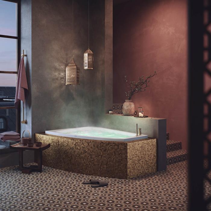  Nordhem Kungshamn Badkar med massagesystem - Badhuset.se