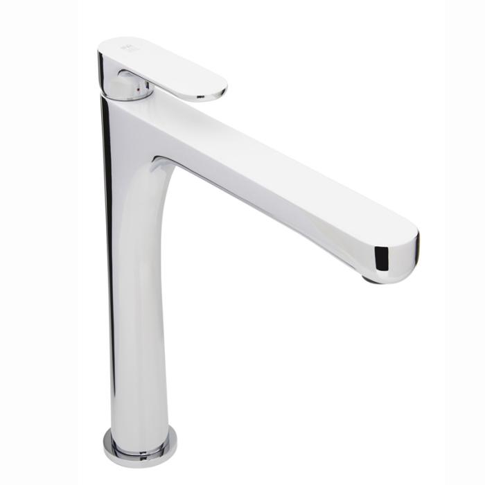  INR Sleek Tvättställsblandare hög, Krom/Vit - Badhuset.se