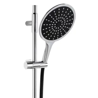  Hafa Design Black Duschset, Krom - Badhuset.se