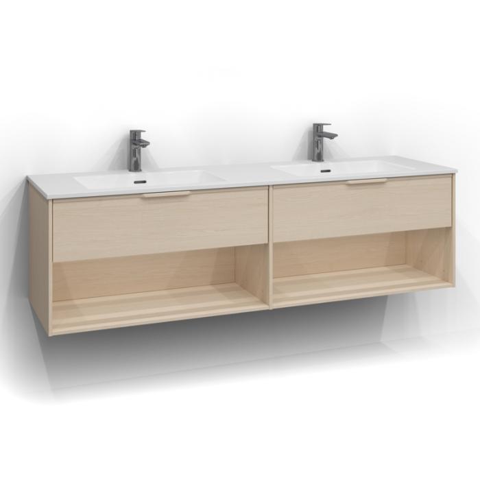  Svedbergs Epos Kommod Öppen 160x45 för heltäckande tvättställ - Badhuset.se