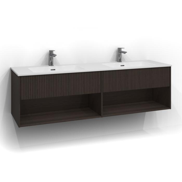  Svedbergs Epos Kommod Öppen 160x45 för heltäckande tvättställ - Badhuset.se