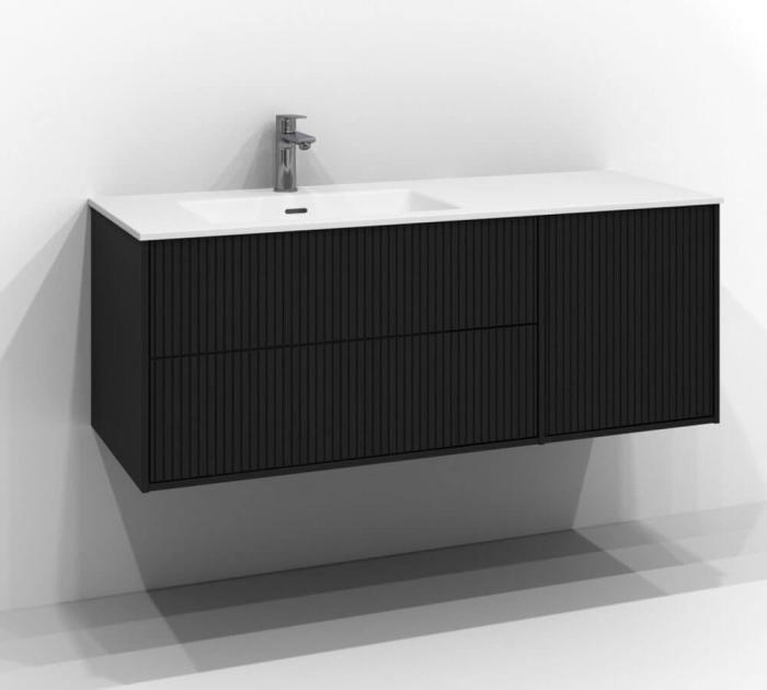  Svedbergs Epos Kommod Dold/Dold 120x45 för heltäckande tvättställ - Badhuset.se