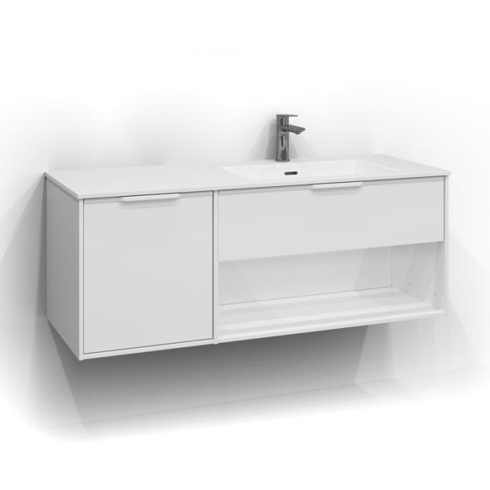  Svedbergs Epos Kommod Öppen/Dold 120x45 för heltäckande tvättställ - Badhuset.se