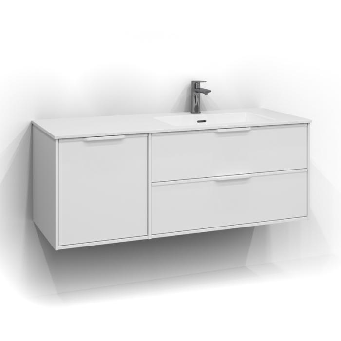  Svedbergs Epos Kommod Dold/Dold 120x45 för heltäckande tvättställ - Badhuset.se