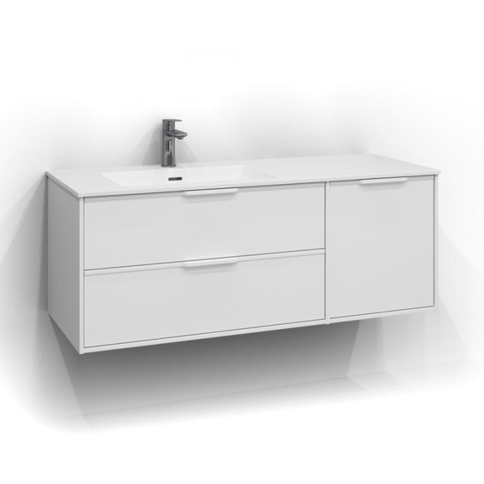  Svedbergs Epos Kommod Dold/Dold 120x45 för heltäckande tvättställ - Badhuset.se