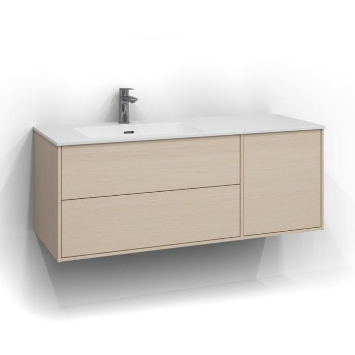  Svedbergs Epos Kommod Dold/Dold 120x45 för heltäckande tvättställ - Badhuset.se