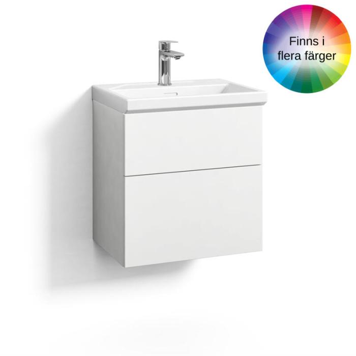  Svedbergs Forma Kommod 50x35 med heltäckande tvättställ - Badhuset.se