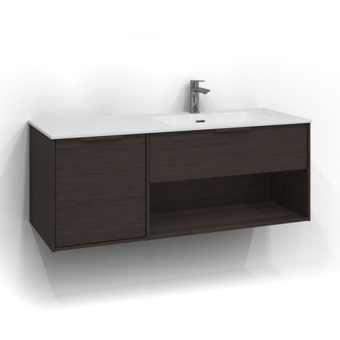  Svedbergs Epos Kommod Öppen/Dold 120x45 för heltäckande tvättställ - Badhuset.se