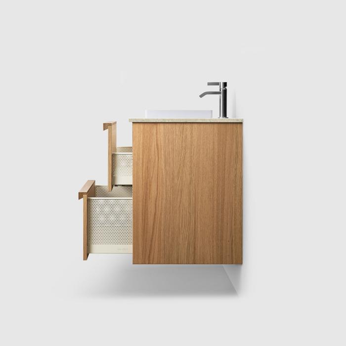  Haven H2 100 Kommod med bänkskiva och nedsänkt tvättställ - Badhuset.se
