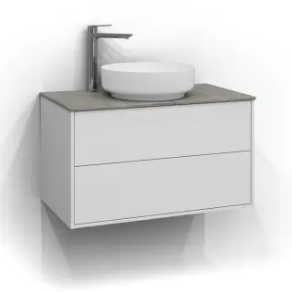  Svedbergs Epos Kommod 80x45 för ovanpåliggande tvättställ - Badhuset.se