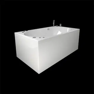  Westerbergs Norden 160 Comfort Badkar komplett paket - Badhuset.se