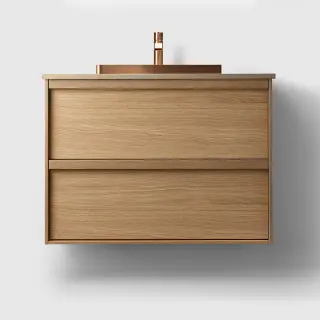  Haven H2 Kommod 80 med stenskiva och nedsänkt tvättställ - Badhuset.se