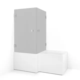  Macro Design Grace Badkarsvägg hörna DSLB - Badhuset.se