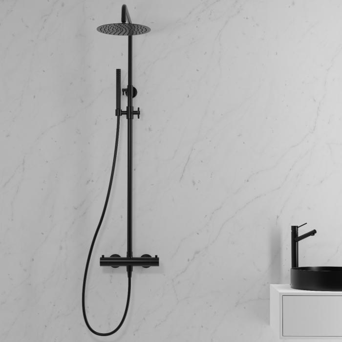  Scandtap Takduschset Steel Pleasure 2 - Badhuset.se