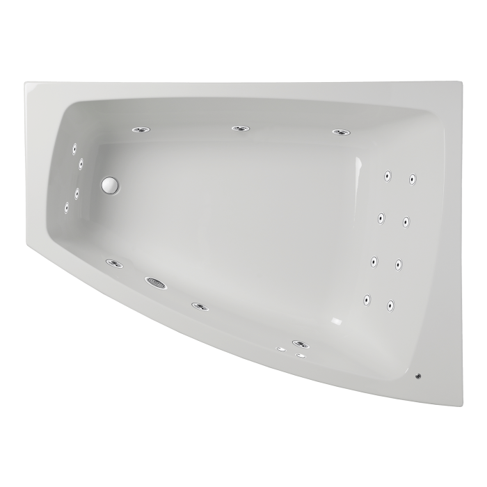  Nordhem Kungshamn Badkar med massagesystem - Badhuset.se