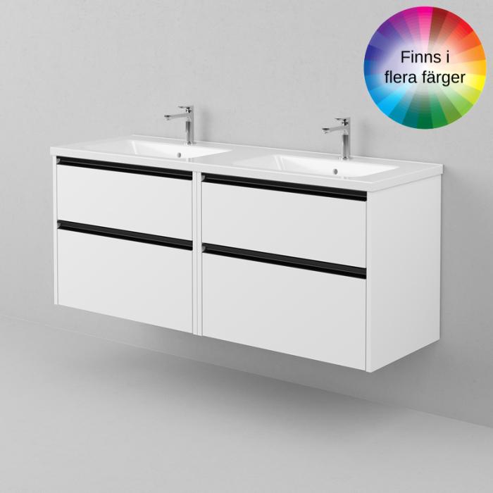  INR GRAND Grip Kommod 140 med heltäckande tvättställ - Badhuset.se
