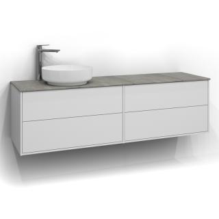  Svedbergs Epos Kommod 160x45 f&ouml;r ett ovanp&aring;liggande tv&auml;ttst&auml;ll - Badhuset.se