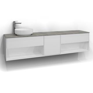  Svedbergs Epos Kommod &Ouml;ppen/Dold 200x45 f&ouml;r ett ovanp&aring;liggande tv&auml;ttst&auml;ll - Badhuset.se