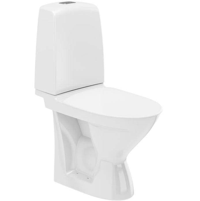  Ifö Spira 6262 Toalettstol Golvstående Rimfree med Mjuksits - Badhuset.se