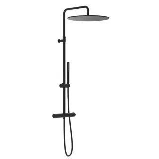  Svedbergs Stuor Takduschpaket, Mattsvart - Badhuset.se