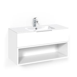  Macro Design Crown Open Box Kommod 100x45 med heltäckande tvättställ - Badhuset.se