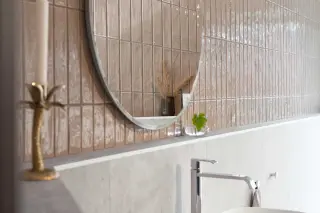  Golvabia Lilly Latte Kakel Blank - Badhuset.se