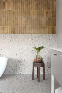  Golvabia Curry Stavmosaik Kakel Gul Blank - Badhuset.se