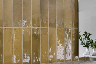  Golvabia Curry Kakel Gul Blank - Badhuset.se