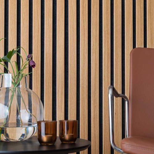 Golvabia Väggpanel Ek Natur Ribbvägg | Badhuset.se