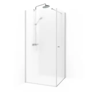  Macro Design Spirit Swing DSSV Hörndusch fast vägg/dörr med Knopphandtag - Badhuset.se