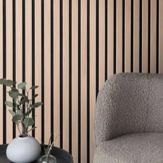  Golvabia Väggpanel Ek Raw Ribbvägg - Badhuset.se