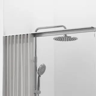  Svedbergs Langfoss Gardinskena Alu Matt - Badhuset.se