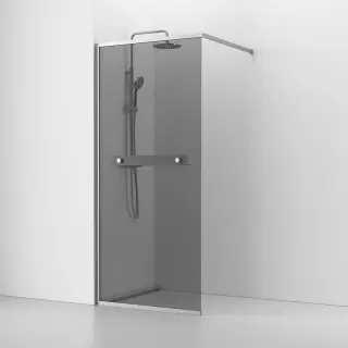  Svedbergs Langfoss Sk&auml;rmv&auml;gg 200 med hylla - Badhuset.se