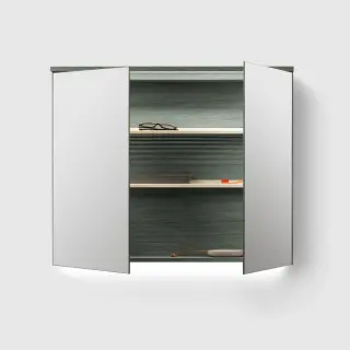  Toniton H2/MC Ash Green Spegelskåp - Badhuset.se