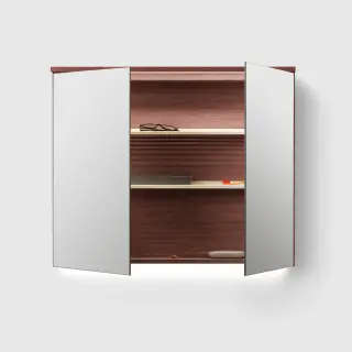  Toniton H2/MC Reddish Brown Spegelskåp - Badhuset.se