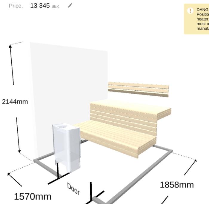  Tylö Måttanpassatlösning - Badhuset.se