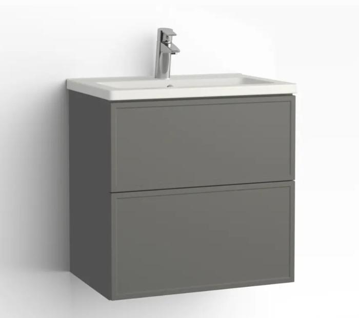  Vedum Kommod Free 600 Compact, lådor, skogsgrön - Badhuset.se