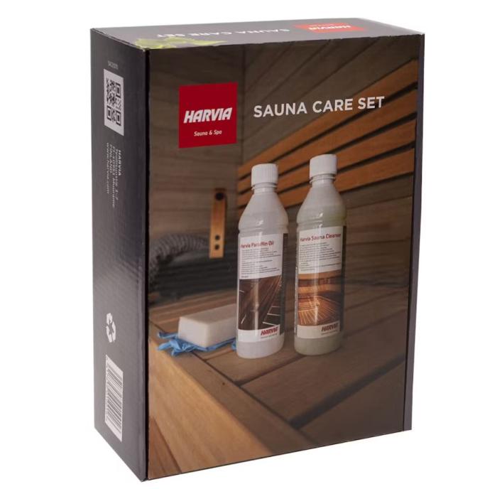  Harvia Bastuvårdsset - paraffinolja & rengöring - Badhuset.se