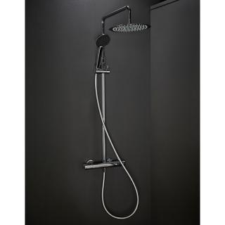  Hafa Mix Slim Round Takdusch, Krom - Badhuset.se