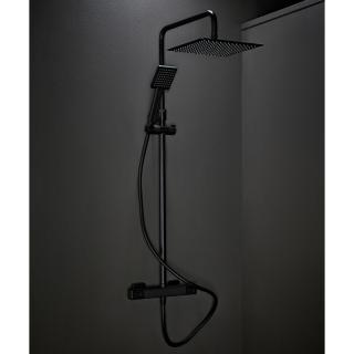  Hafa Mix Slim Square Takdusch, Svart - Badhuset.se