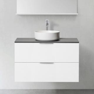  Hafa Shape Kommod 90 med ovanpåliggande tvättställ - Badhuset.se