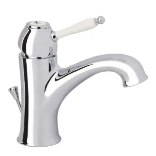  Damixa Tradition Tvättställsblandare med lyftventil, Krom - Badhuset.se