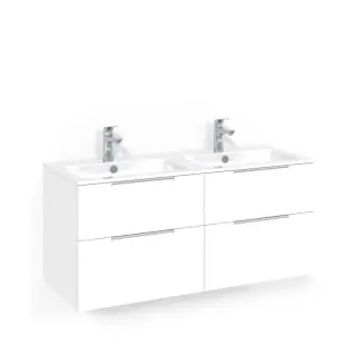  Macro Design Crown Grip Kommod 120x45 med dubbelt porslinstvättställ - Badhuset.se