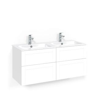  Macro Design Crown Kommod 120x45 med dubbelt porslinstvättställ - Badhuset.se