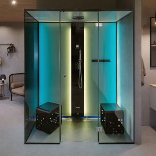  Tylö Ångdusch Vista 130 Hörn - Badhuset.se