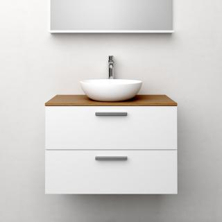  Westerbergs Jord Kommod 80 med ovanpåliggande tvättställ - Badhuset.se