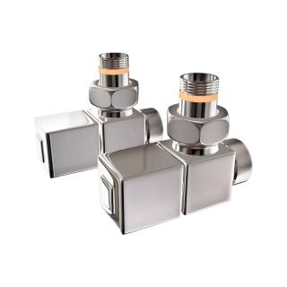  Nordhem VK2 Ventilset vinkel fyrkant Krom, rg½ inv /alla modeller - Badhuset.se