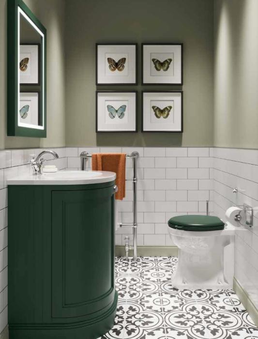  Burlington Toalettstol Rimless Back to wall - Badhuset.se