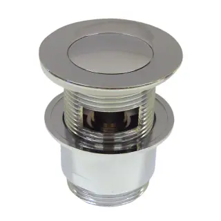  Hafa Pop up bottenventil, för tvättställ med bräddavlopp, Krom - Badhuset.se